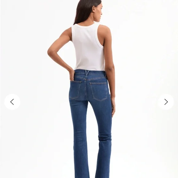 EUC Veronica Beard Blue Flare Wide Leg Jeans 26 - Picture 2 of 7